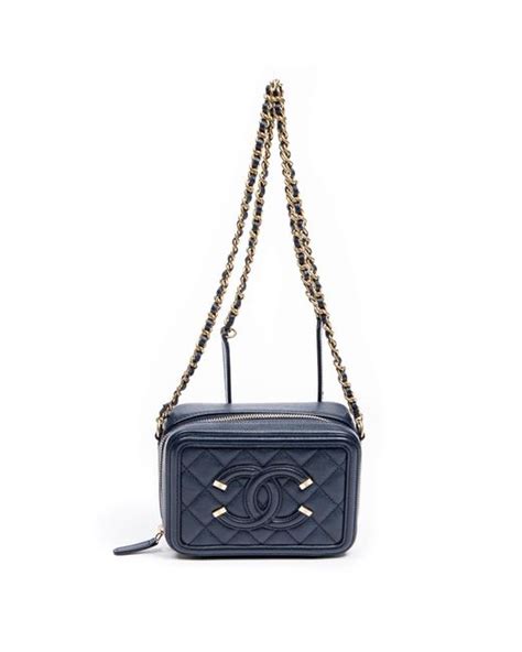 chanel mini filigree vanity case|chanel vanity case original.